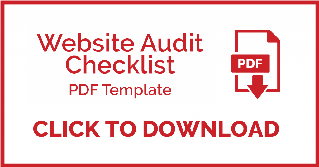 Laden Sie die Vorlage für die Website-Audit-Checkliste herunter